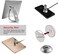 DDONG Computer Laptop Cable Lock Slot Plate 623ft Cable Security Computer Combination Lock 4 Digital Password Protection Cable Anti Theft Lock and Notebook Other Device