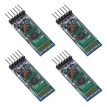 Diitao 4PCS Bluetooth Module BT Modules 6 Pin Wireless RF Transceiver Long Range Bluetooth Transceiver for Arduino HC05