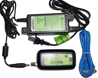 DIRECTV Broadband Deca Ethernet to Coax Adapter Third Generation with AC Power Supply