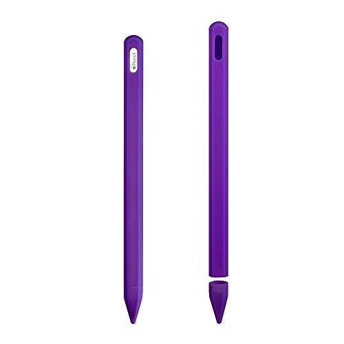 زالوجموس Zalujmus Zalu With Apple Pencil 2nd Generation Fully Protection Silicone Case Sleeve Hold