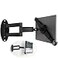 Mippko Foldable iPad Wall HolderAluminium Tablet Wall Mount Holder360Adjustable Extension Articulating Arm Swivels Mountfor 95145 iPadNexusLG G PadseReaderFire HDSwitchSurface Pro