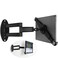 Mippko Foldable iPad Wall HolderAluminium Tablet Wall Mount Holder360Adjustable Extension Articulating Arm Swivels Mountfor 95145 iPadNexusLG G PadseReaderFire HDSwitchSurface Pro