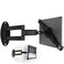 Mippko Foldable iPad Wall HolderAluminium Tablet Wall Mount Holder360Adjustable Extension Articulating Arm Swivels Mountfor 95145 iPadNexusLG G PadseReaderFire HDSwitchSurface Pro