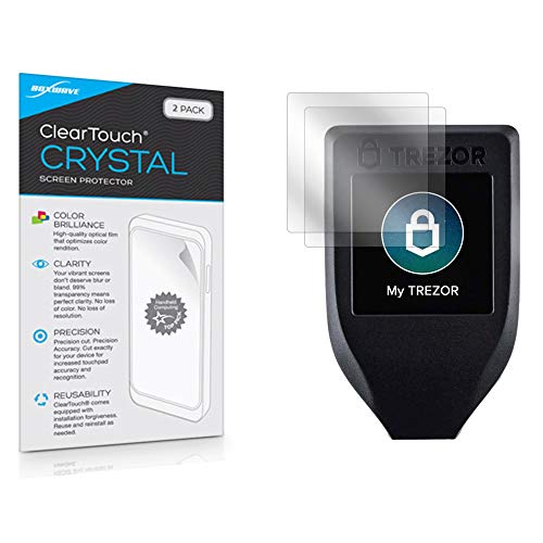 BoxWave BoxWave Screen Protector With Trezor Model T Cleartouch Crystal 2pack Hd Film Sk