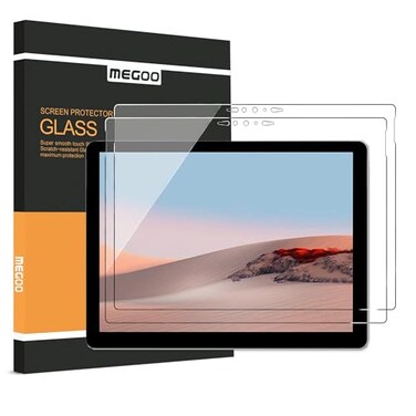 Megoo Screen Protector 2 Pack for Microsoft Surface Go 4321 9H Tempered Glass AntiDrop Hydrophobic Oleophobic 241 x 171 cm 105 inch 2 Pieces