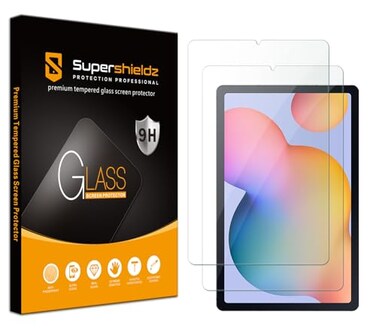 Supershieldz 2 Pack Designed for Samsung Galaxy Tab S6 Lite 104 inch 20242022 2020 Screen Protector Tempered Glass Anti Scratch Bubble Free