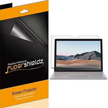 Supershieldz 3 Pack Designed for Microsoft Surface Book 3 and Surface Book 2 15 inch Screen Protector Anti Glare and Anti Fingerprint Matte Shield