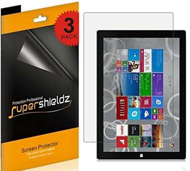 Supershieldz 3 Pack Designed for Microsoft Surface Pro 3 Screen Protector Anti Glare and Anti Fingerprint Matte Shield
