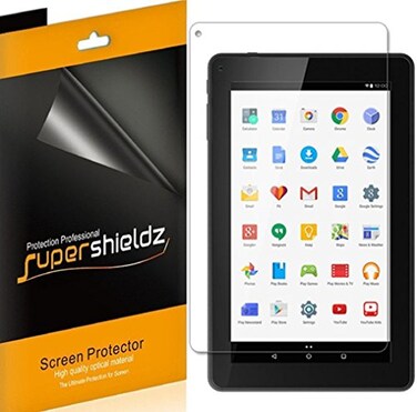 Supershieldz 3 Pack Designed for Polaroid 9 inch Tablet P909 Screen Protector High Definition Clear Shield PET