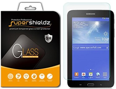 Supershieldz Designed for Samsung Galaxy Tab E Lite 70 and Galaxy Tab 3 Lite 70 Tempered Glass Screen Protector Anti Scratch Bubble Free