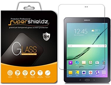 Supershieldz Designed for Samsung Galaxy Tab S2 80 Tempered Glass Screen Protector Anti Scratch Bubble Free