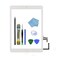 Zentop for White IPad Air 1st Generation Touch Screen Digitizer Glass Replacement Modle A1474 A1475 A1476 with Home ButtonCamera HolderPreinstalled AdhesiveTool Kit