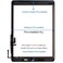 JPUNG for iPad 5 5th Generation 2017 Released Glass Screen Replacement A1822 A1823 Only for 5th Gen Touch Digitizer 97 Inch Home Button Full Repair Kit