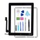 T Phael Black Screen Replacement for iPad 4 A1458 A1459 A1460iPad4 Touch Screen Digitizer Front Glass Assembly Includes Home Button Camera Holder PreInstalled Adhesive Tools Kit