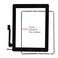 T Phael Black Screen Replacement for iPad 4 A1458 A1459 A1460iPad4 Touch Screen Digitizer Front Glass Assembly Includes Home Button Camera Holder PreInstalled Adhesive Tools Kit