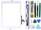 Dedyel Touch Screen Replacement for iPad 5 2017 97 inch A1822 A1823 A1474 A1475 Digitizer Glass Assembly Without Home Button not Include LCD PreInstalled Adhesive Tool KitsWhite