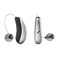Sennheiser AllDay Clear Bluetooth Hearing Aids OTC Hearing Aids with Bluetooth SelfFitting Programmable Sound FDA Cleared Light Grey