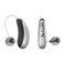 Sennheiser AllDay Clear Bluetooth Hearing Aids OTC Hearing Aids with Bluetooth SelfFitting Programmable Sound FDA Cleared Light Grey