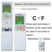 Kassionel Universal Replacement Remote Control Compatible for Daikin ARC452A8 ARC452A9 ARC452A10 ARC452A11 ARC452A12 ARC452A13 ARC452A14 Air Conditioner