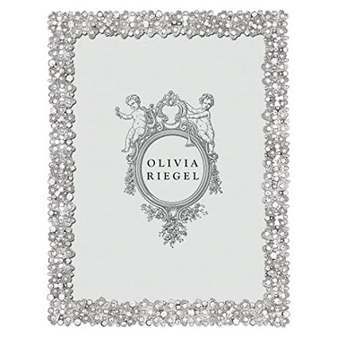 Olivia Riegel Evie Silver Austrian Crystal 5x7 Frame by 5x7