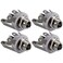 GLS Audio 14 Jacks Female TRS Stereo Panel Mount Jack 4 Pack