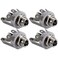 GLS Audio 14 Jacks Female TRS Stereo Panel Mount Jack 4 Pack