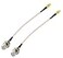 DHT Electronics 2PCS RF coaxial Coax Cable Assembly MCX Male to F Female 6