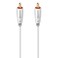 AudioQuest Greyhound Subwoofer RCA Cable 3m White GHOUND03