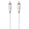 AudioQuest Greyhound Subwoofer RCA Cable 3m White GHOUND03