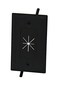 DATA COMM 450014BK Cable Plate with Flexible Opening 1Gang Black