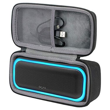 co2CREA Hard Travel Case Replacement for DOSS SoundBox Pro Portable Wireless Bluetooth Speaker Black