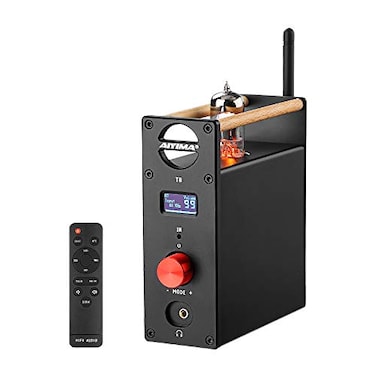AIYIMA T8 6N3 Digital Tube Preamplifier Bluetooth 50 HiFi Headphone Preamp Decoder Preamp PCUSB DAC APTX for Home Wireless Receiver Audio Stereo Amplifier with Remote Control