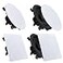 Pyle 8 4 Bluetooth Flush Mount Inwall Inceiling 2Way Speaker System Quick Connections Changeable RoundSquare Grill Polypropylene Cone Tweeter Stereo Sound 4 Ch Amplifier 250 Watt PDICBT286