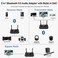 1Mii B03Pro Bluetooth 53 Transmitter Receiver for TV Home Stereo Wireless Audio Adapter with Audiophile DAC aptX Low LatencyHDAdaptive Volume Control Dual Link Optical RCA AUX OutputsInputs