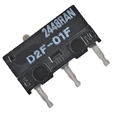 Omron Pack of 4 OMRON D2F01F Microswitch SPDT Subminiature Compatible Mouse Switch