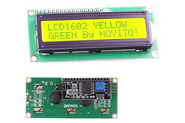 NOYITO 1602 16x2 LCD Module Shield Blue Backlight with PCF8574TIIC I2C Driver Serial Interface Compatible with Win OS UNO R3 MEGA2560 Pack of 2 1602 IIC Screen Blue