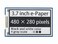 waveshare 37inch EPaper EInk Display HAT Compatible with Raspberry Pi4B3B3B2BBAZeroZero WWHZero 2W 480280 Pixels BlackWhite 4 Grey Scales SPI Interface Supports Partial Refresh