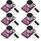 Weewooday 6 Pieces Electret Microphone Amplifier Module MAX4466 Adjustable Gain Blue Breakout Board