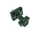 MDFLY 2Pin 381mm Screw Terminal Block Plug Shrouded Flange Panel Mount Pack of 2