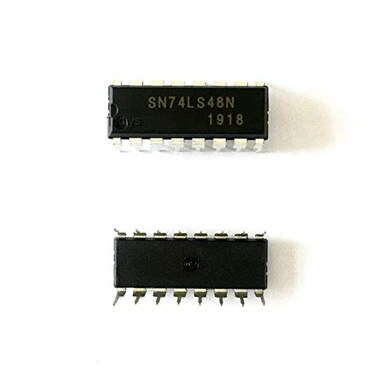 Todiys 10Pcs 74LS48 SN74LS48N DIP16 BCD to 7Segment DecoderDriver IC SN74LS48