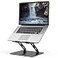 Gogoonike Adjustable Laptop Stand for Desk Metal Foldable Laptop Riser Holder Portable Desktop Book Stands Ventilated Cooling Computer Notebook Stand Compatible with 10156 Laptops