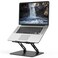 Gogoonike Adjustable Laptop Stand for Desk Metal Foldable Laptop Riser Holder Portable Desktop Book Stands Ventilated Cooling Computer Notebook Stand Compatible with 10156 Laptops