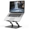 Gogoonike Adjustable Laptop Stand for Desk Metal Foldable Laptop Riser Holder Portable Desktop Book Stands Ventilated Cooling Computer Notebook Stand Compatible with 10156 Laptops