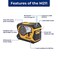 Brady M211 Portable Bluetooth Monochrome Label Printer YellowBlack