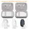 Elonbo Carrying Case for SUPVAN E10 Bluetooth Label Maker Machine Portable Mini Thermal Label Printer Storage Holder Wireless Small Handheld Sticker Maker Travel Bag Pocket Fits Paper Grey