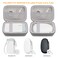 Elonbo Carrying Case for SUPVAN E10 Bluetooth Label Maker Machine Portable Mini Thermal Label Printer Storage Holder Wireless Small Handheld Sticker Maker Travel Bag Pocket Fits Paper Grey