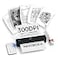 iDPRT Portable Thermal Printer 300DPI InklessBluetooth Small Mobile Printers Wireless for Travel Office Vehicles Home Use Supports 85 x 11 US Letter A4 A5 Compatible with iOS Android PC