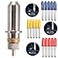 GAOHOU 15pcs 304560 Degree Vinyl Cutter Blade for Roland Cutting Plotter with Blade Holder Tool Accessories Drill Bits 15 x Blades for Cutting Plotter