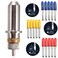 GAOHOU 15pcs 304560 Degree Vinyl Cutter Blade for Roland Cutting Plotter with Blade Holder Tool Accessories Drill Bits 15 x Blades for Cutting Plotter