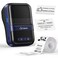 CLABEL Label Maker Machine with Tape 221B Thermal Bluetooth Label Printer 2 Inch Portable Barcode Inkless Sticker for Small Business Retail OfficeOffice Home Came with 1 Roll Label